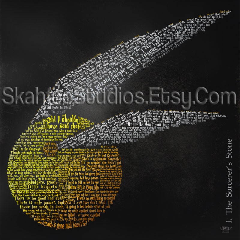Harry Potter Movie Art Prints -The First Four Films -Framed