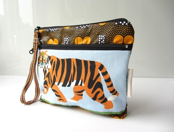 Kids travel pouch Indian tiger visiting Ghana