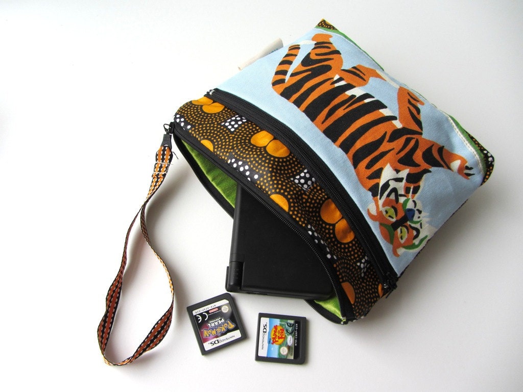 Kids travel pouch Indian tiger visiting Ghana