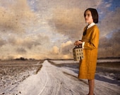 5x7 Inch The Long Road Home  Fine Art Print