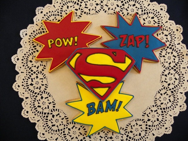 Superhero BAM Action Cookies