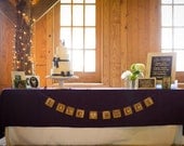 LOVE is SWEET Custom Colors Garland Wedding Banner / Valentines Day / Photo Props