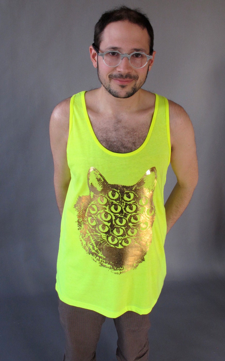 GOLDEN Mutant Kitty Tank. Size 1