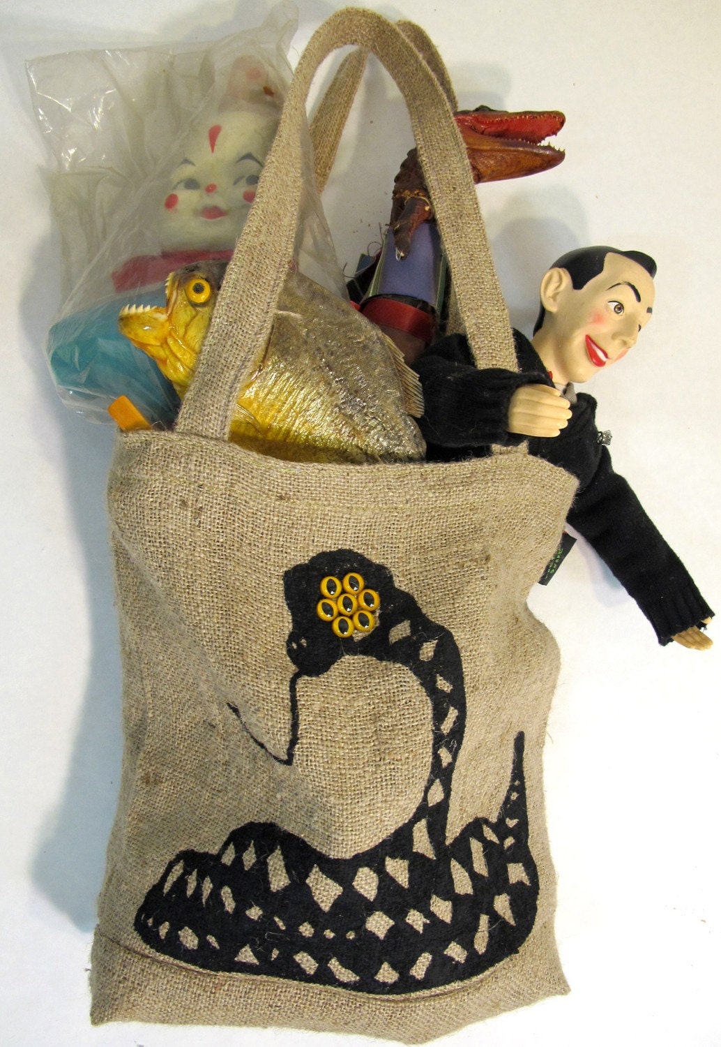 Pretty Snake Tote Bag