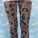 Gray Kitty Leggings. XS
