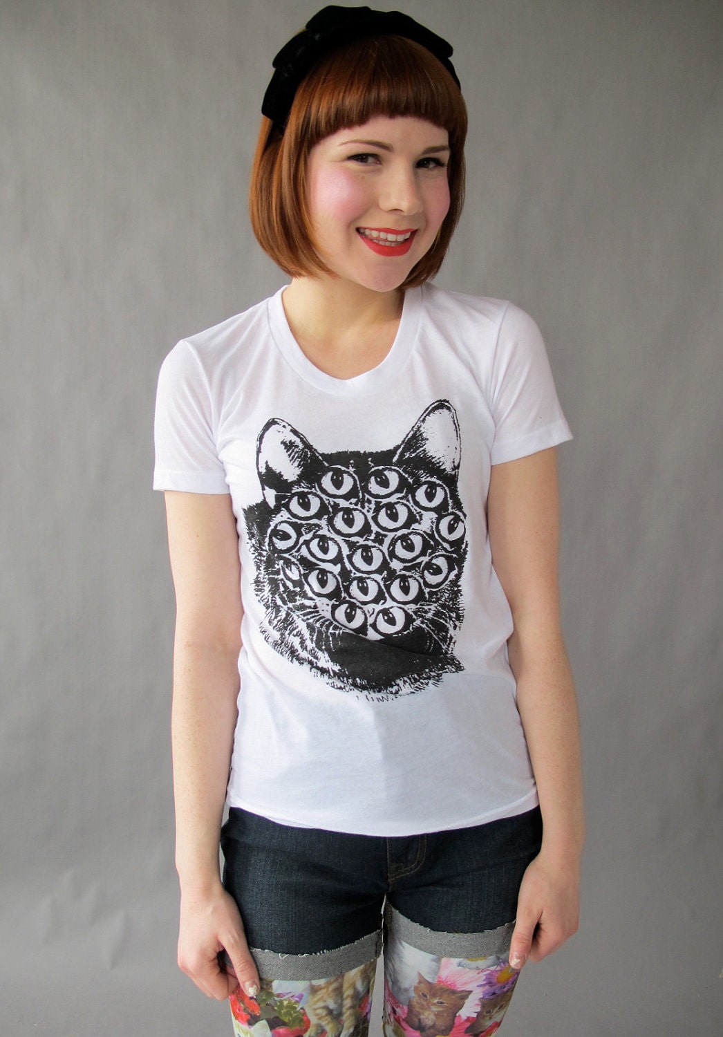 Mutant Kitty Tee. Small