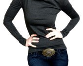 tricot blouse with power shoulder ( black, red, purple, white, turquoise, burgundy)