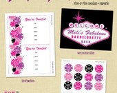 Pink Las Vegas Theme Bachelorette or Birthday Party Decorations - Printables Il_170x135