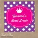Pink Purple Princess Theme Party Signs Decorations Sweet Table Candy Buffet or Welcome Sign - Printable File