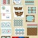Boys Cookies & Milk Party Decorations Printable Party Package by 505 Design Paperie