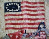 Patriotic Quilted Wall Hanging - A Touch of Americana