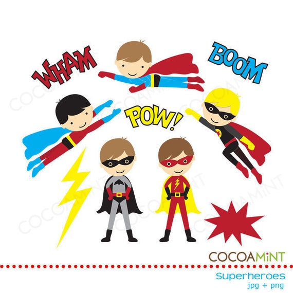 superhero clipart etsy - photo #33