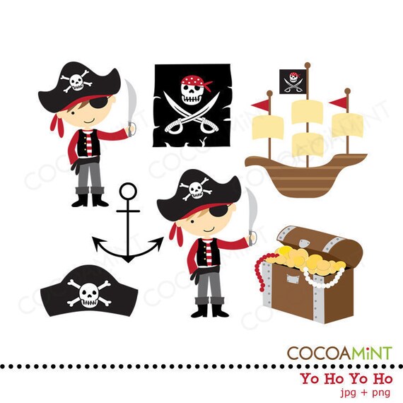 Yo Ho Yo Ho Pirate Clip Art Il_570xn