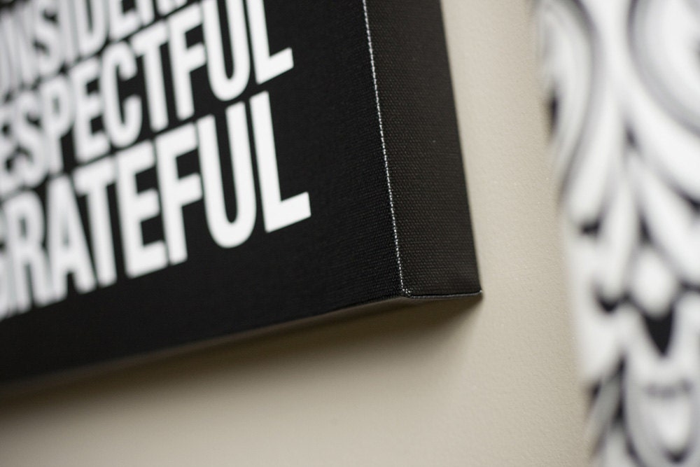 CUSTOM Gallery Wrapped Canvas Subway Art Print // 20x30