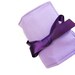 Make up bag organizer in purple dot, Makeup roll, Cosmetics holder, five pockets Makeup bag