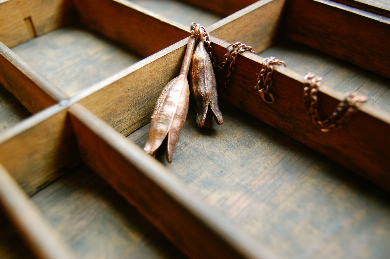 Seed Pods Necklace.