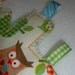 Monogram Taggies - OWLS - Personalized Alphabet Toy for Your Baby