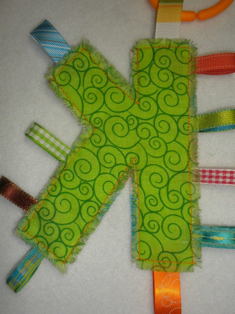 Monogram Taggies - OWLS - Personalized Alphabet Toy for Your Baby