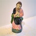 Christmas ,Decoration, Nativity, Joseph figurine, Vintage, Porcelain, Retro , Japan, 1940s, 1950s