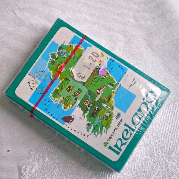 Irish, Ireland, Cards, Playing Cards, Unused, St. Patrick's Day, Vintage Playing Cards
