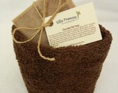 Simply Clean Washcloth Gift Basket with All Natural Soap