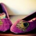 Purple  Peacock Flats ... Size 7.5