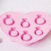 6-Love Diamond Ring Ice Mold Tray Flexible Silicone Mold/Mould For Ice Handmade Soap Candle Candy Chocolate Jewelry Jelly Cake
