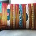 Tribal DayDreamer Pink Patchwork Pillow cover 100% cotton - Deluxe Large OOAK 24 x 16 inches