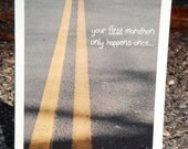 Card For Runners, First Marathon, PR017