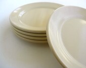 1950s Vintage Beige Arrowhead Ever Ware Melmac  Dessert Plates Set of 5