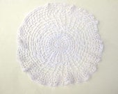 Antique White Crochet Doily