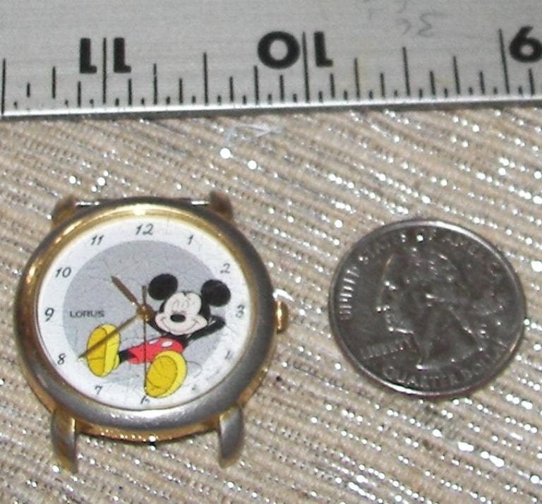 Vintage Mickey Mouse Wrist Watch Face retro