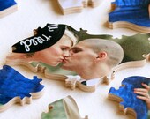 20 piece Wedding Guest Book Puzzle PHOTO - a fun way to use your best engagement photo