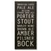 Types Of Beer