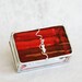 Stained Glass Box Cranberry Pink 2x3 w/ two Pewter-cast Goddess Charm Hand-crafted OOAK Valentines Day