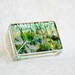 Reserved for GARDEN DREAMS GIVEAWAY July 2 - 8 Stained Glass Jewelry Box Purple Blue Green Confetti 3x4 Floral-stamped Dragonfly