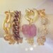 Gold Chain Link & Pave Ball Bracelet