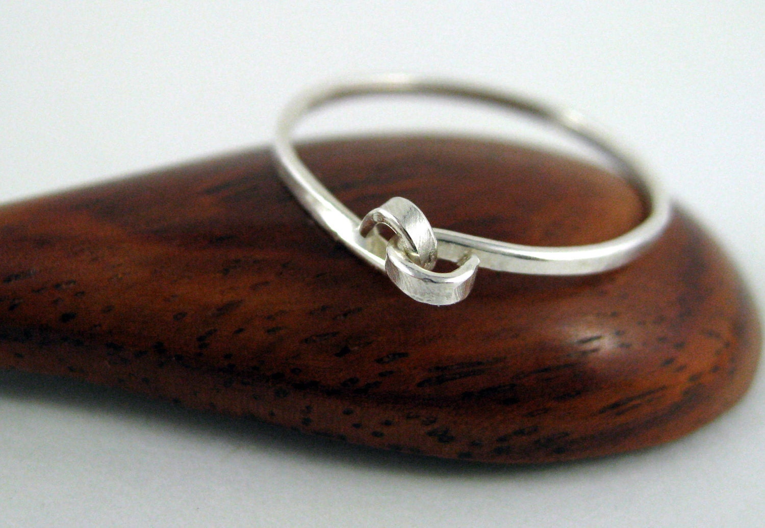 Delicate Knotted Sterling Silver Ring