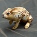 Vanilla pears rabbit. Polymer clay hand painted miniature