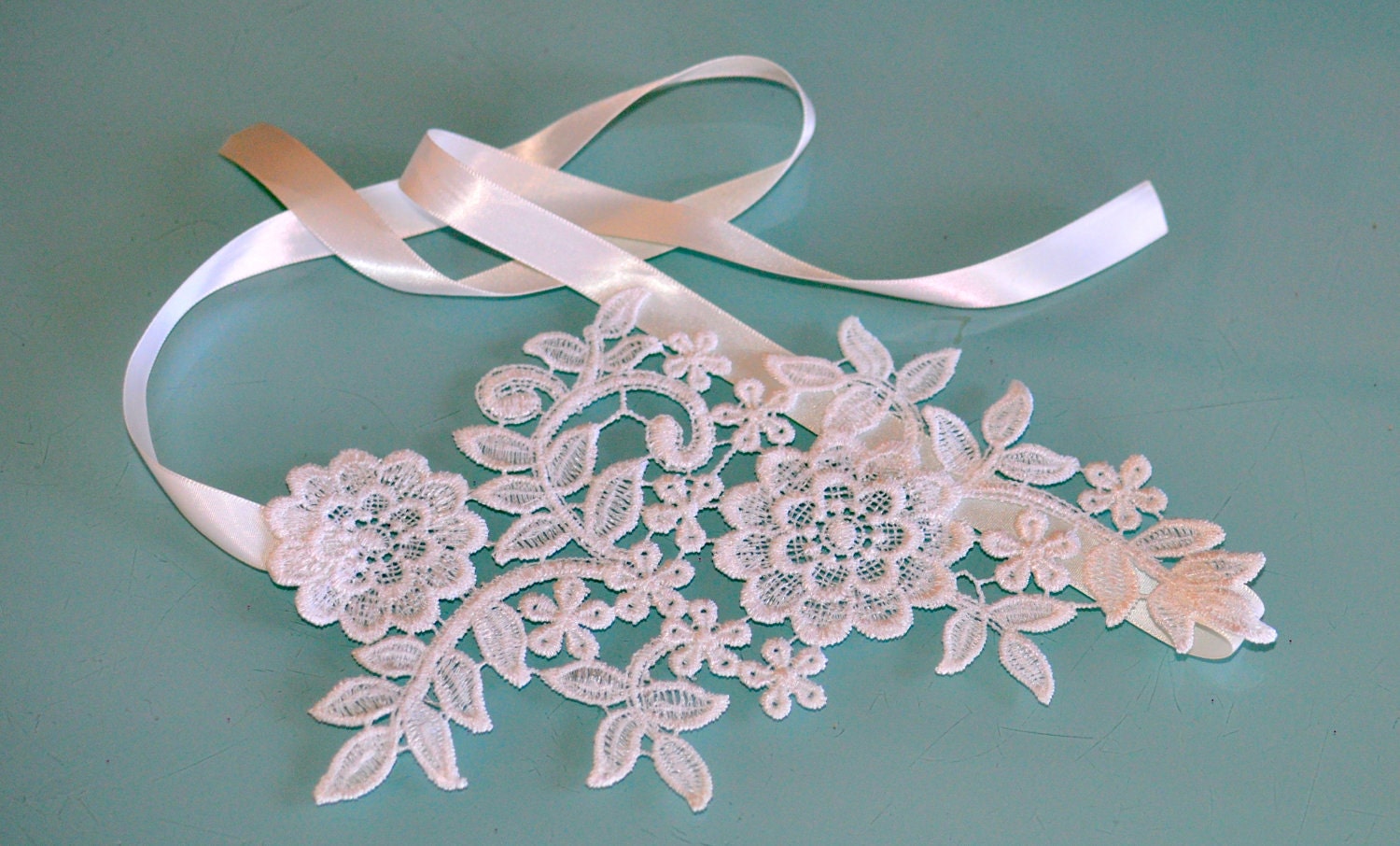 Lace Headband Ivory Headwrap Wedding Bridal Hair Band Vintage Head wrap Romantic Girly Flowers Laces Mothers Day Gift