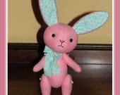 Wool Felt Plush Bunny Doll