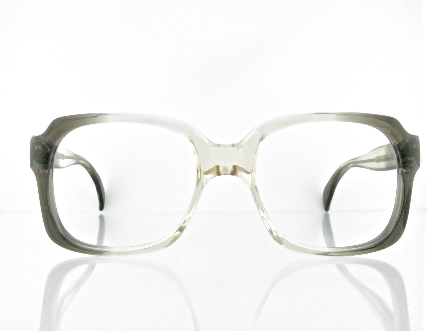 Vintage deadstock 70's "Apollo" oversized eyeglasses Smiley Gary Oldman Tinker Tailor style frames - FREE DOMESTIC SHIPPING