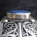 Large Lapis Lazuli and Tibet silver Cuff Bracelet
