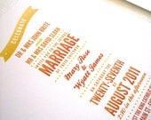 Banner Wedding Stationery Suite on Eco-Friendly Paper