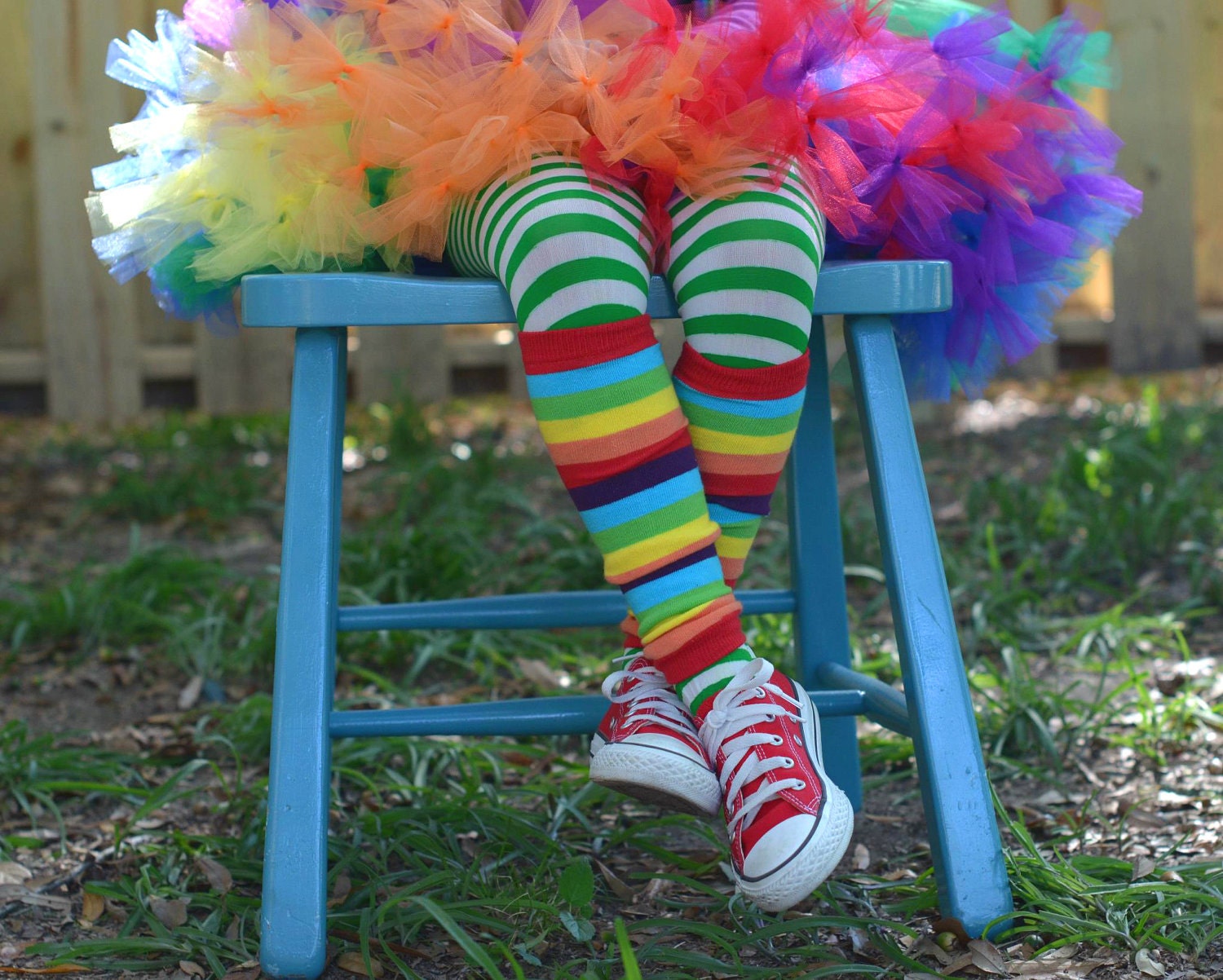 Atutudes Circus Clown Rainbow Pettitutu