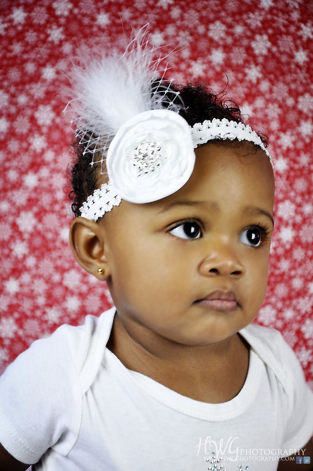 Atutudes Heaven Sent Floral Fascinator Headband Created for Jessica Alba's Daughter Haven