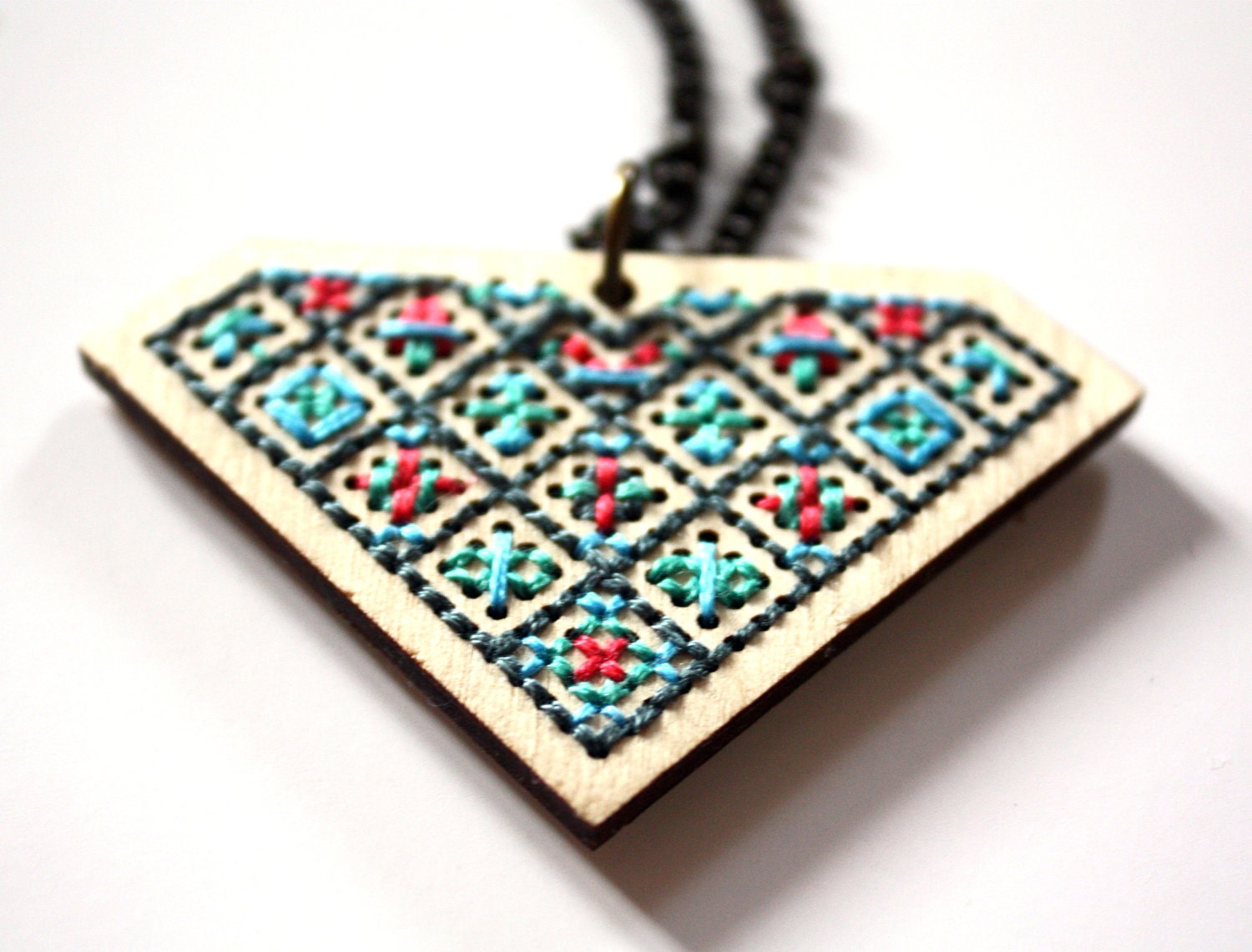 Necklace "geometric" - number one