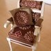 Dollhouse miniature designer accent chair