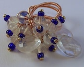 Bling Ring - Opalite/Cobalt Blue and Copper