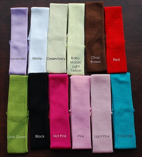 Thick Colorful Headbands
